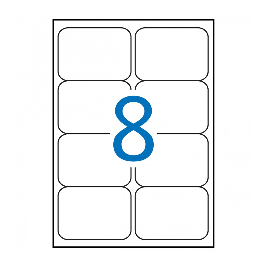 APLI PAQ. 20H ETIQUETAS ROJO FLUOR 99,1 x 67,7