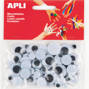APLI BOLSA 75 OJOS MÓVILES DE TAMAÑOS SURTIDOS 13058