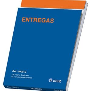 DOHE TALONARIO ENTREGAS 4º NATURAL 100H. DUPLICADO