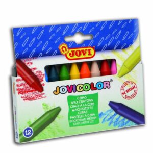 JOVI Ceras Jovicolor Caja 12 ud Redondas 980/12