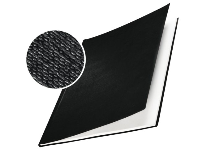 LEITZ Cubierta encuadernación Impressbind 7 mm Negro A4 Lino