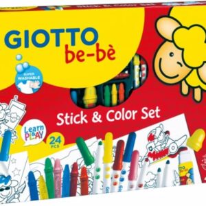 GIOTTO BEBE STICK & COLOR SET KIT CREATIVO
