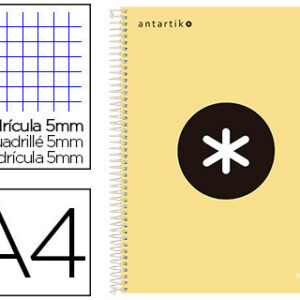 LIDERPAPEL CUADERNO A4 TRENDING TOPIC COLOURS AMARILLO PIÑA